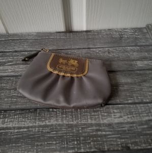 Cute Grey COACH Wristlet